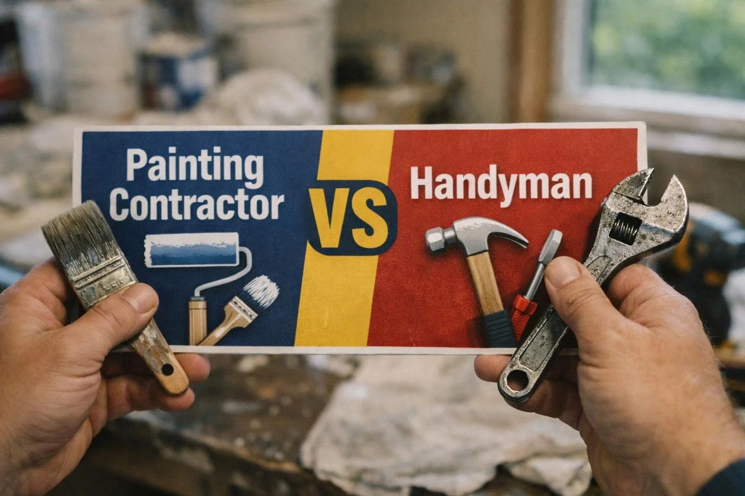 Painting Contractor or Handyman: Which Should You Hire?