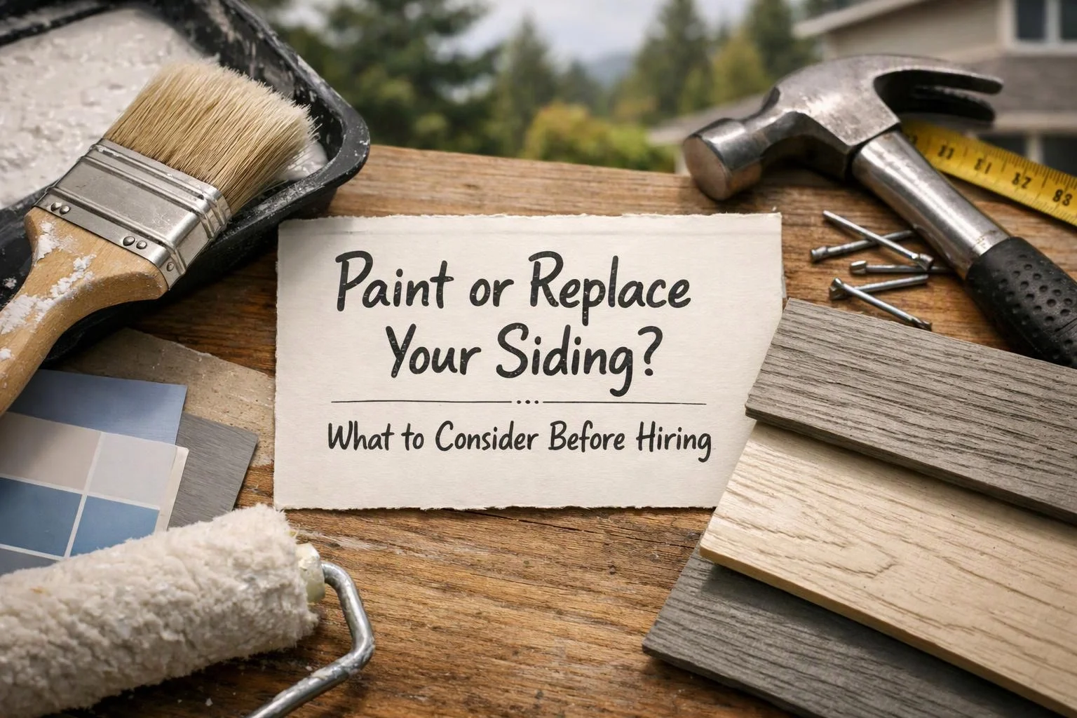 Paint or Replace Your Siding? What to Consider Before Hiring