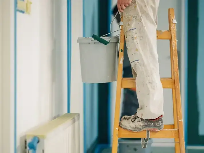commercial exterior painting project near Canyon Park in Bothell with trim and surface repair